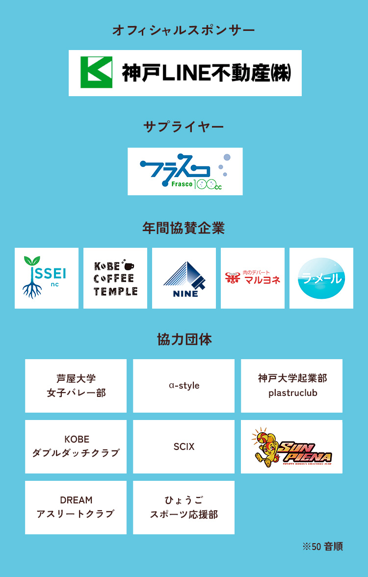協賛企業一覧