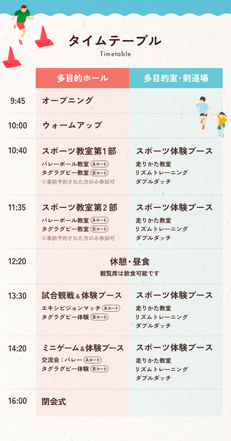 タイムテーブル